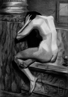 Tribute to Alma Tadema â€“ 16-03-24, Drawing, Pencil/Colored Pencil on Paper