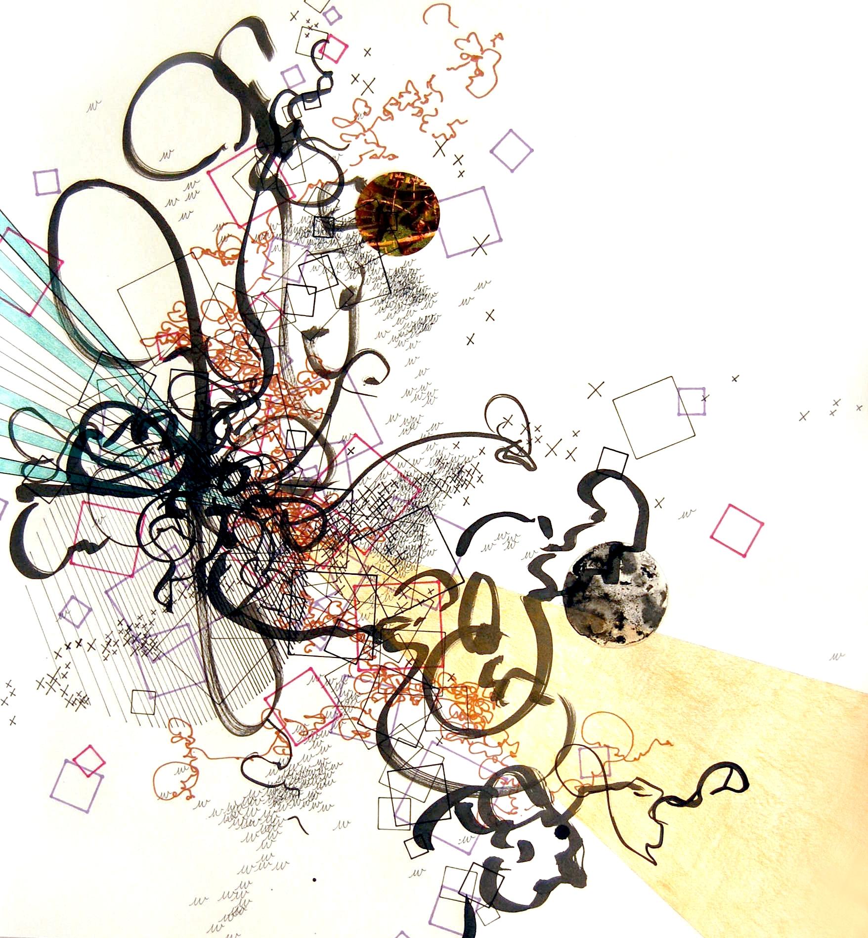 Culmination, Drawing, Pencil/Colored Pencil on Paper