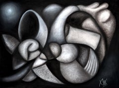 New Hopes, Drawing, Charcoal on Paper
