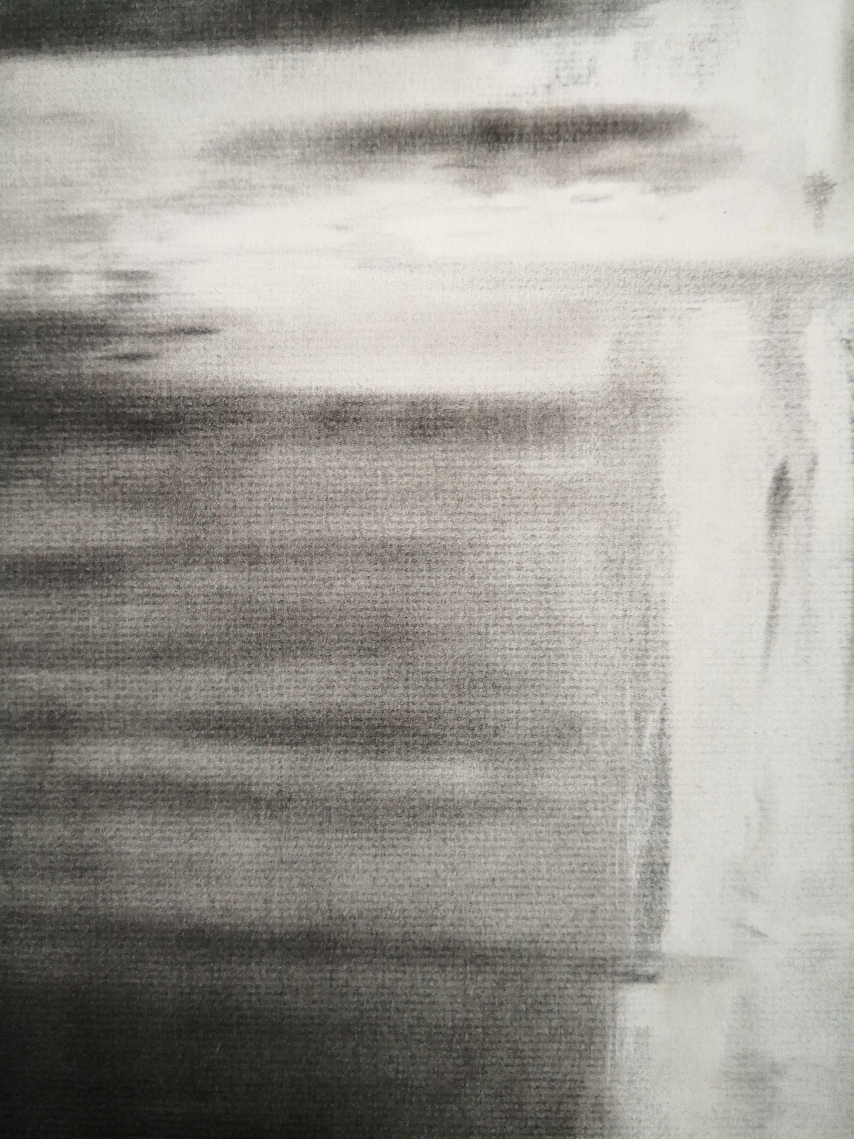 Fountain, Drawing, Charcoal on Paper - Contemporary Art by Anyck Alvarez Kerloch