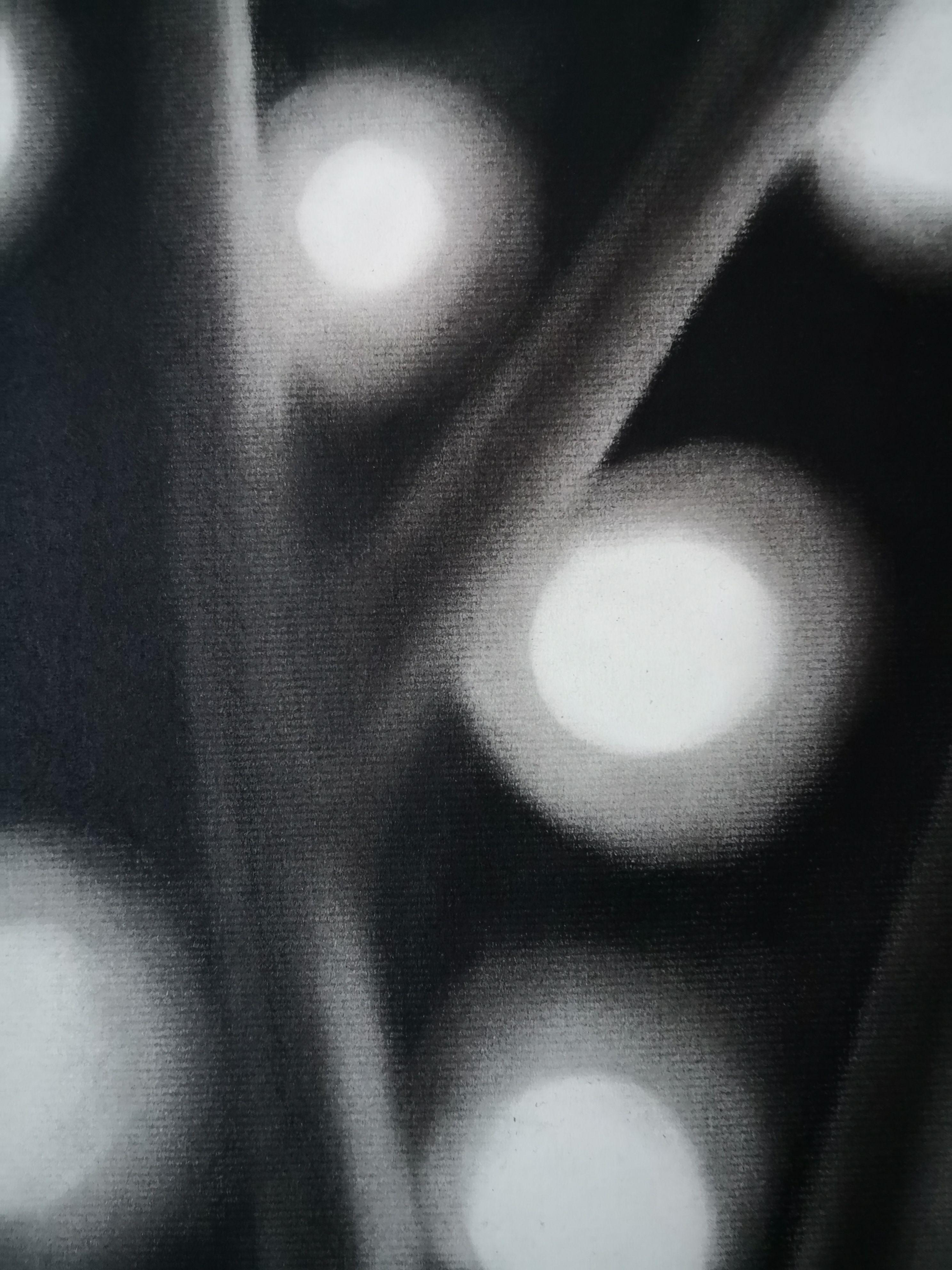 First Snow, Drawing, Charcoal on Paper For Sale 2