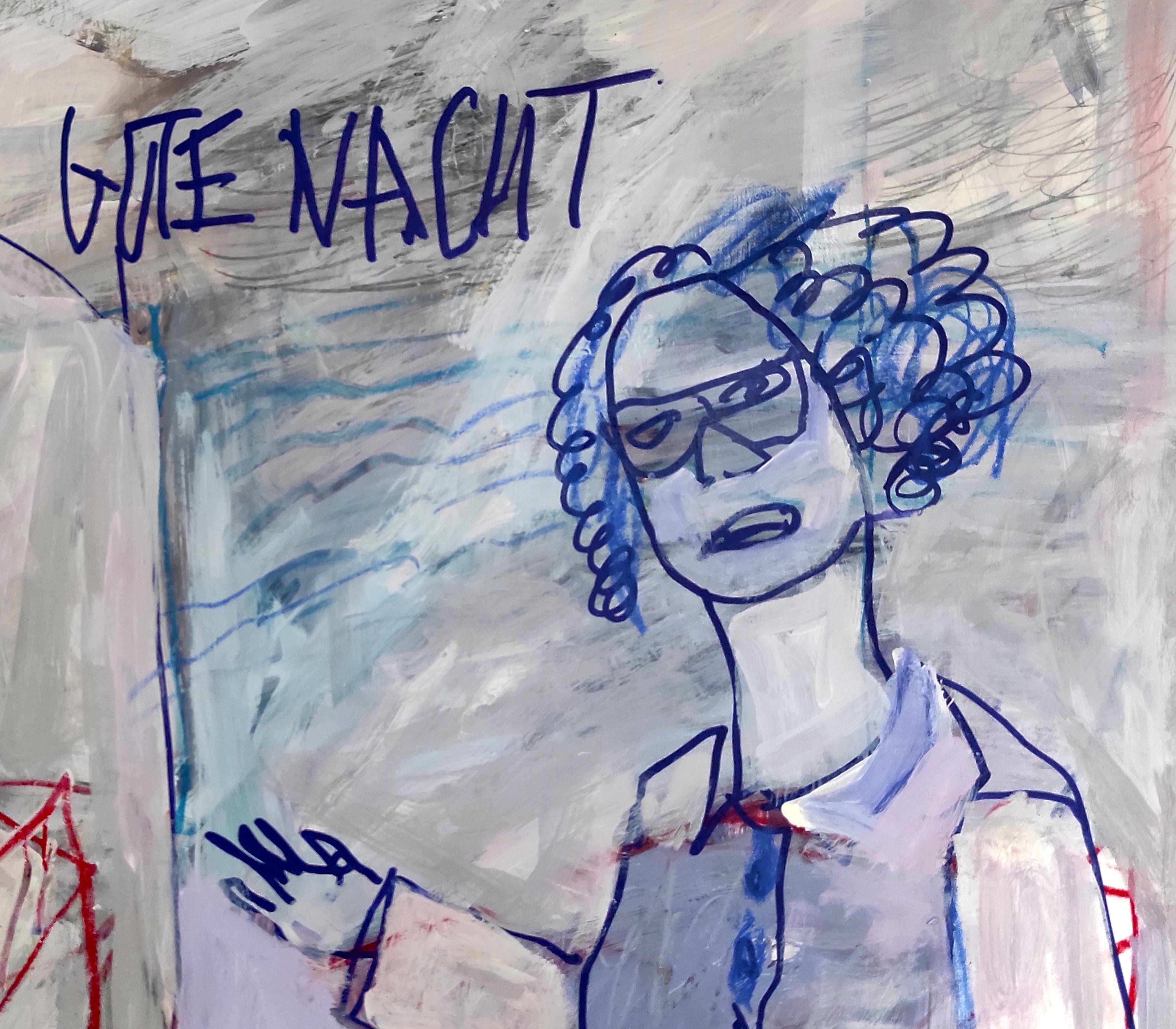 Meine Zeichnungen25 sind sehr persönlich, sie halten meinen Alltag fest, meine Reaktion auf Dinge, die ich erlebt habe, sei es gestern, in meiner Kindheit oder auch Ereignisse, die ich mir vorstelle. Meine Porträts greifen meine eigenen Sehnsüchte