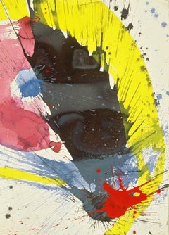 Yellow Arc, Painting, Watercolor on Watercolor Paper