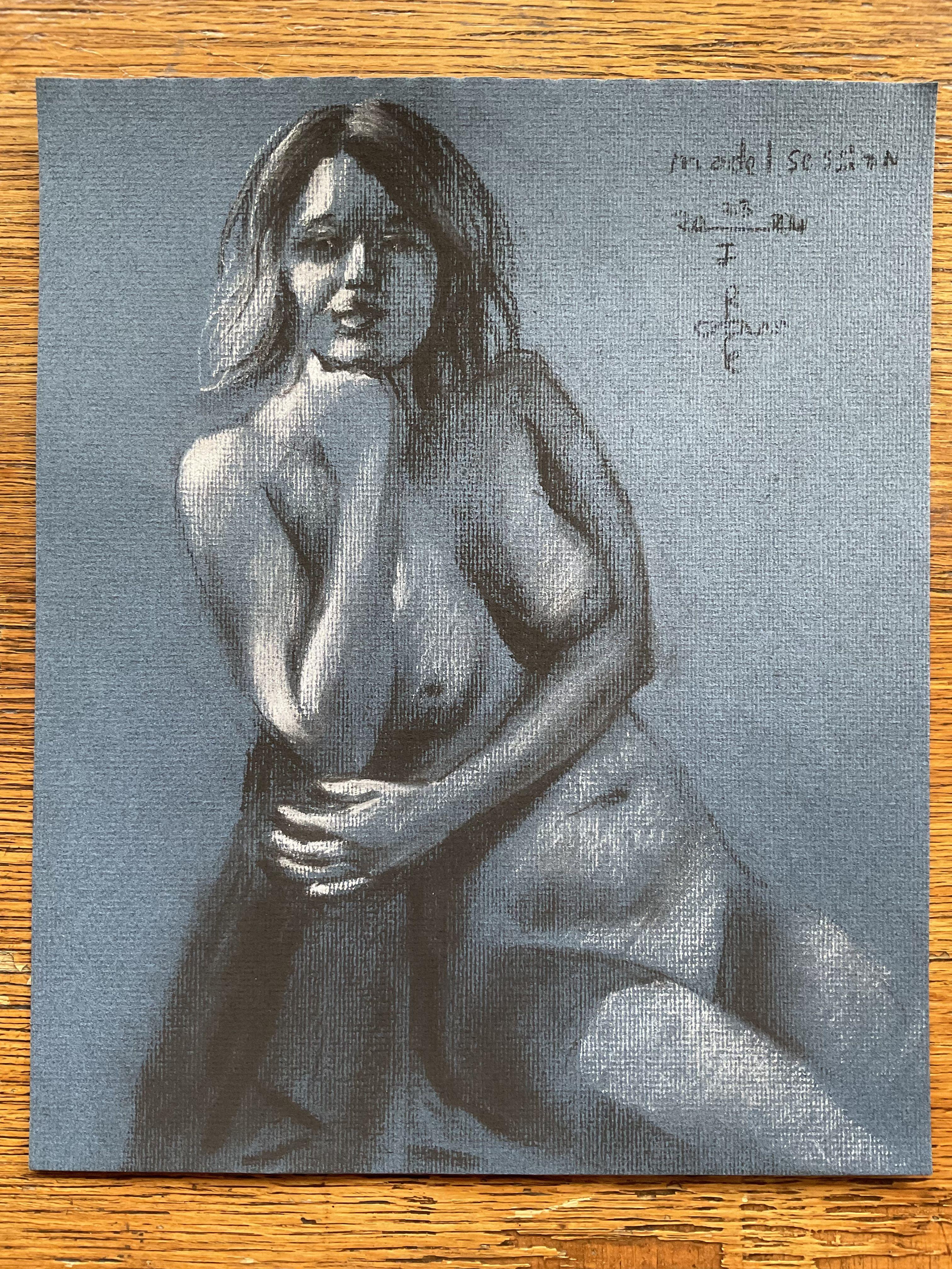 A Kick-Off    This pastel drawing â€˜Model Session â€“ 23-01-24â€™ is the first I drew live since a long time. Probably last year I think and that was spring if I remember correctly. After that I did a couple of big oil paintings and fall 2023 was