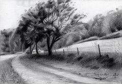 Berg en Dal â€“ 02-11-23, Drawing, Pencil/Colored Pencil on Paper