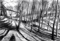 Berg en Dal â€“ 25-10-23, Drawing, Pencil/Colored Pencil on Paper