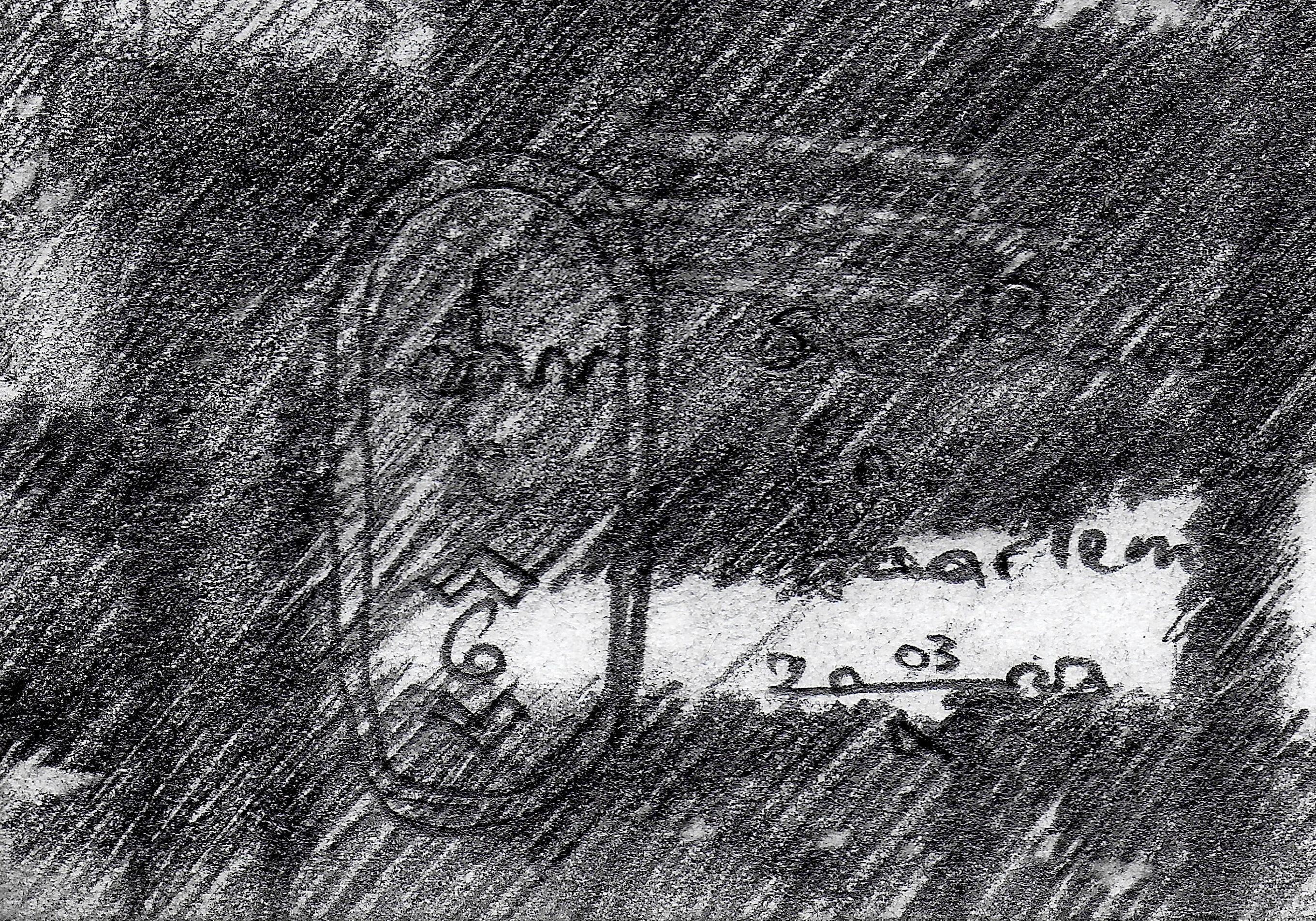 St-Bavo à Haarlem - 03-10-23, Dessin, Crayon à papier/Crayon de couleur sur papier en vente 1
