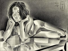Nina - 16-08-23, Disegno, Matita/Matita colorata su carta