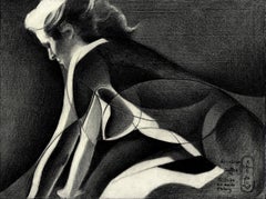 Roundism (Homenaje a Anita Ekberg) - 22-06-23, Dibujo, LÃ¡piz/LÃ¡piz de color