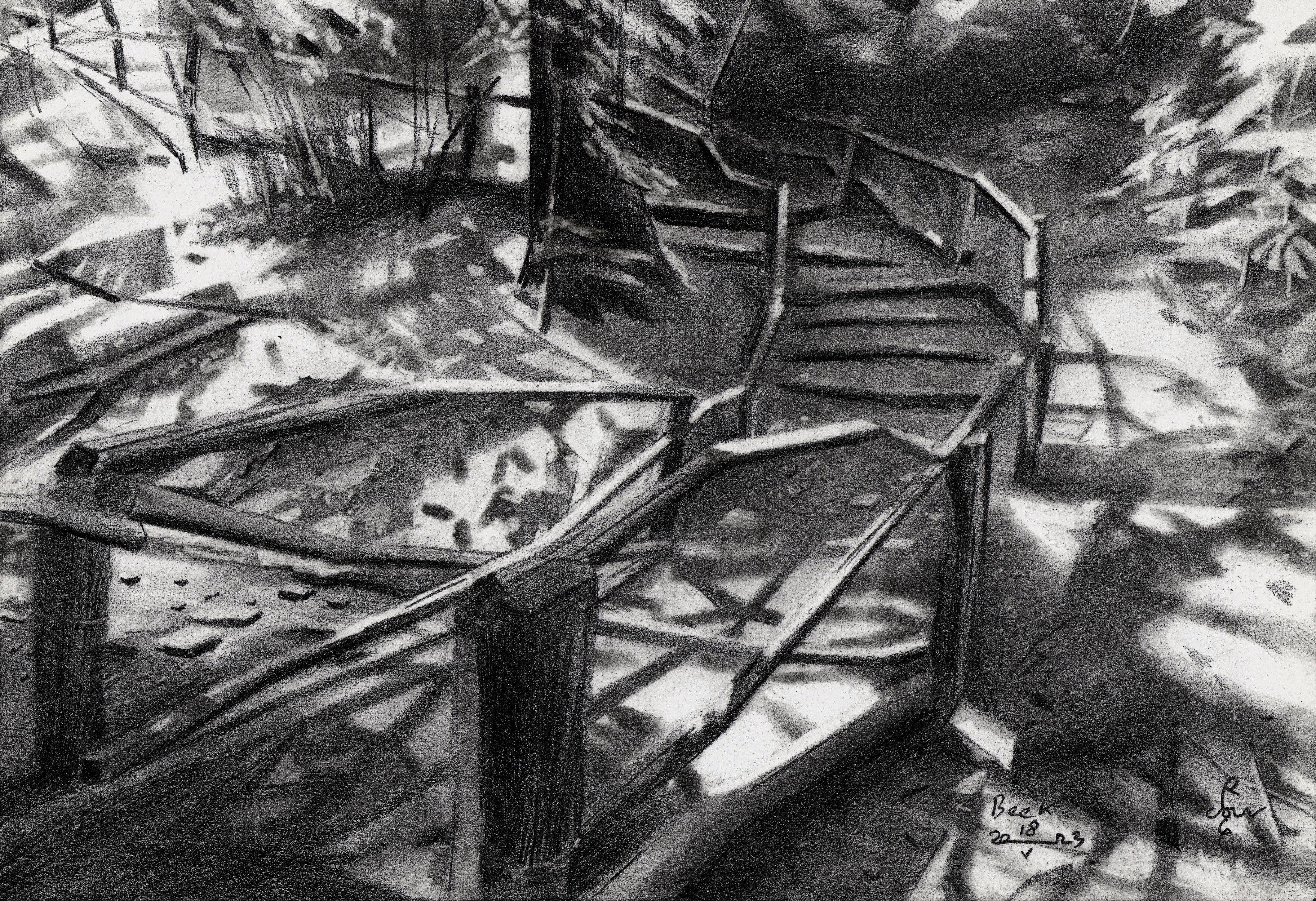 Beek â€“ 18-05-23, Drawing, Pencil/Colored Pencil on Paper