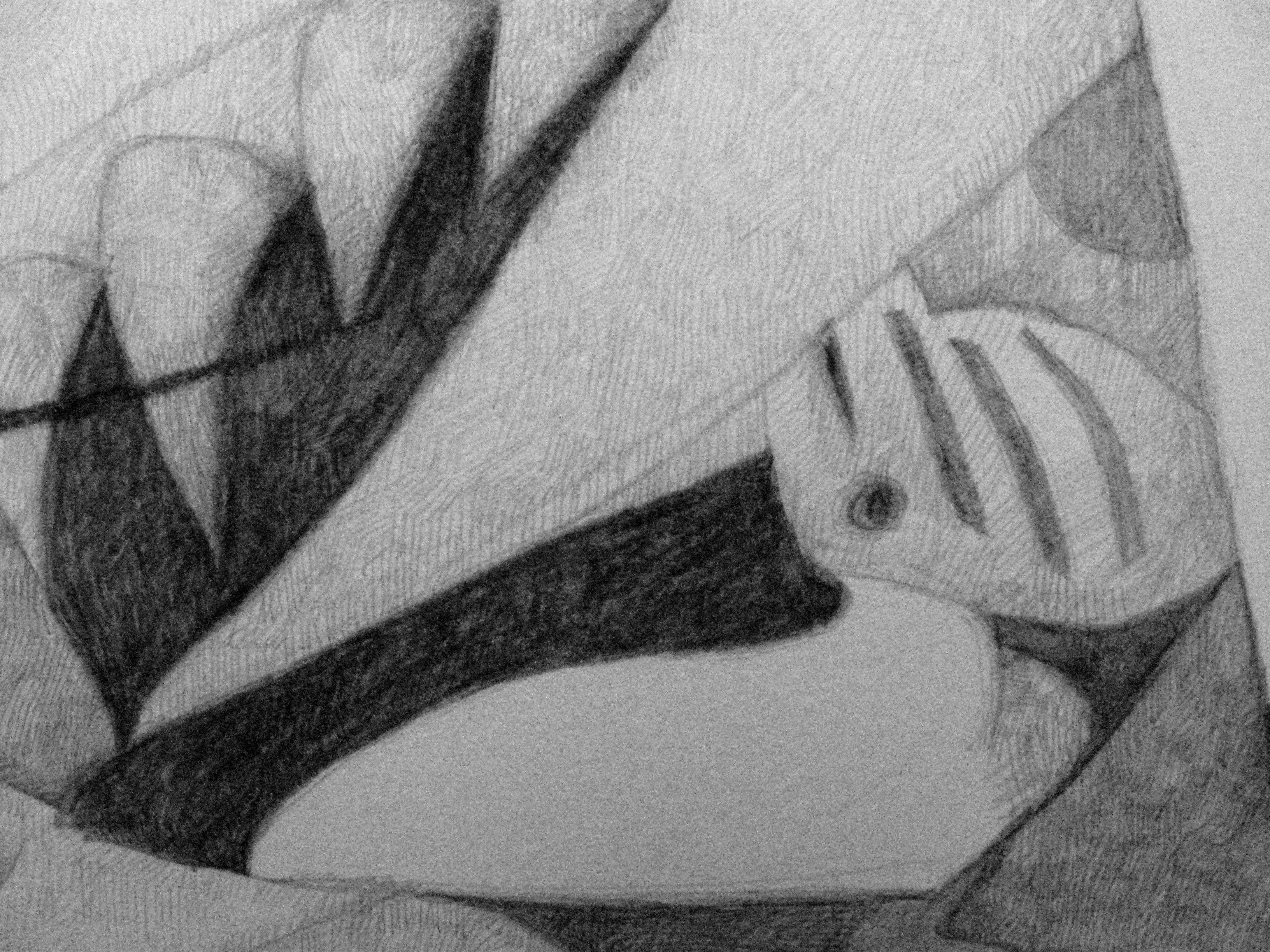 Frenzy, Drawing, Pencil/Colored Pencil on Paper - Abstract Art by Craig Moran