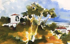 Avalon Chimes, Painting, Watercolor on Watercolor Paper
