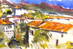 Santa Barbara Environs, Painting, Watercolor on Watercolor Paper