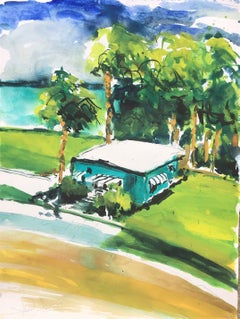 Bungalow Key West, Pittura, Acquerello su carta acquerellata