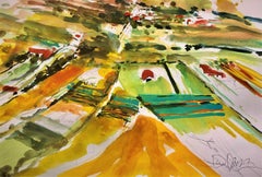 California After the Rains, Painting, Watercolor on Watercolor Paper