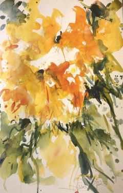 Jacintos, Pintura, Acuarela sobre papel de acuarela