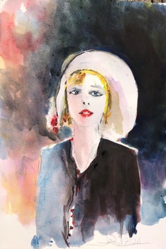 Monroe, Painting, Watercolor on Watercolor Paper