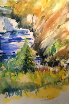 Washington Coast, Painting, Watercolor on Watercolor Paper
