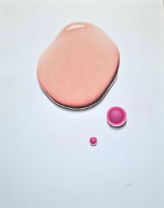 Meditative Dots Of Joy: A Drawing Of Paint 1, Zeichnung, Bleistift/Farbstift auf