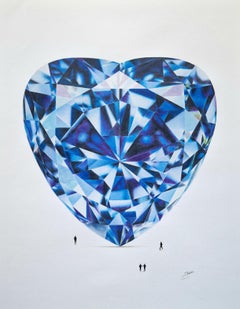 Heart Cut Sapphire, A Drawing A Best Friend, Drawing, Pencil/Colored Pencil on P