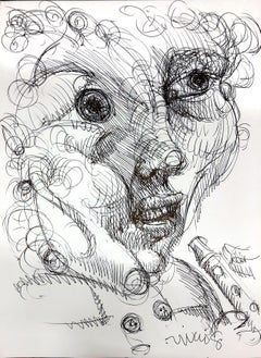 Athena, Drawing, Pen & Ink on Other