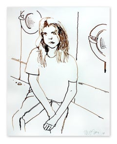 mi hermosa lavandería, Dibujo, Pluma y tinta sobre papel de acuarela