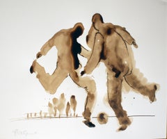 world cup 2014, Drawing, Pen & Ink on Watercolor Paper