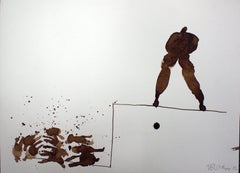 big man, Painting, Watercolor on Watercolor Paper