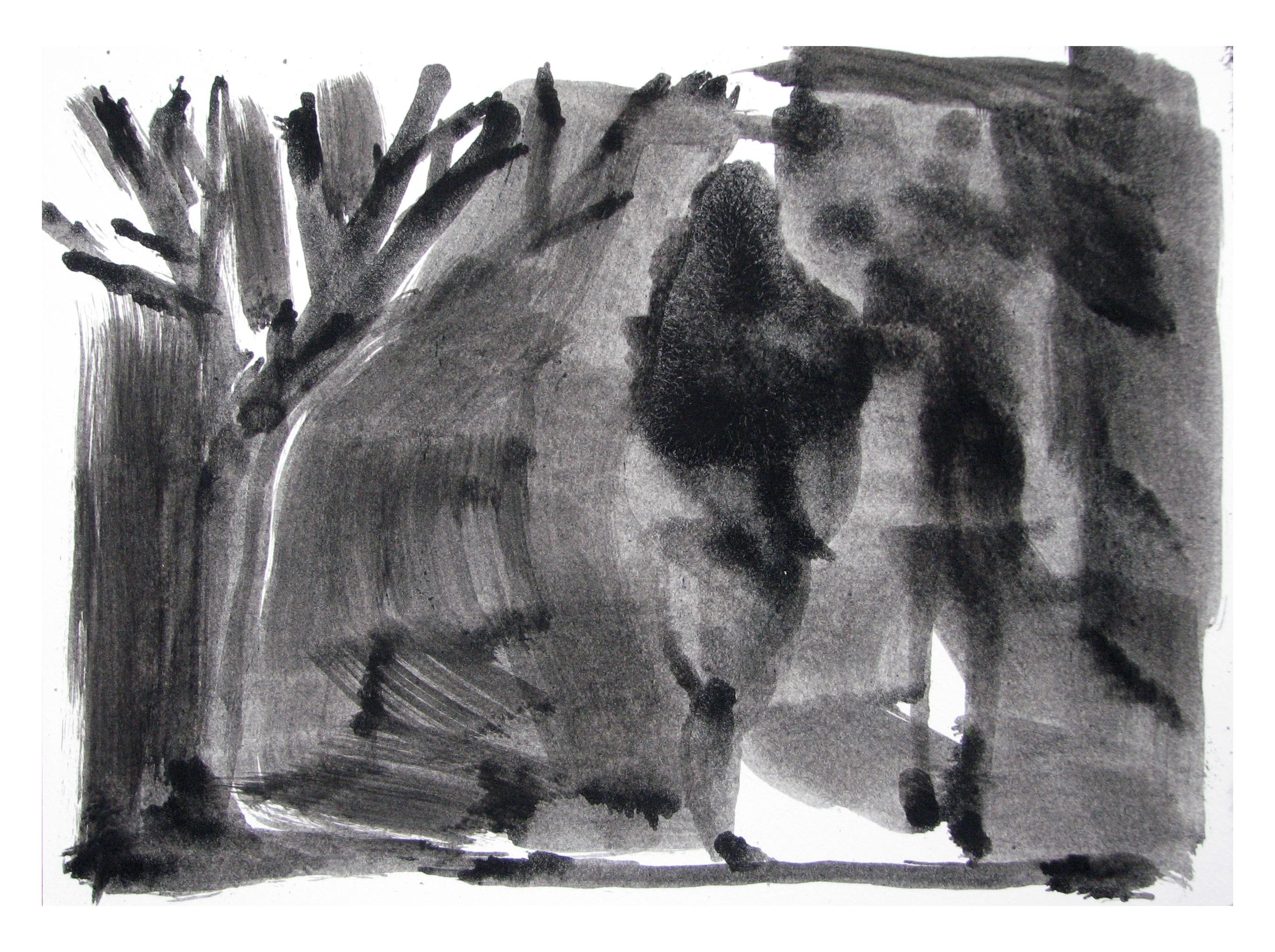 transfer, Drawing, Pen & Ink on Paper