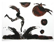 cycle 2, Drawing, Pen & Ink on Canvas