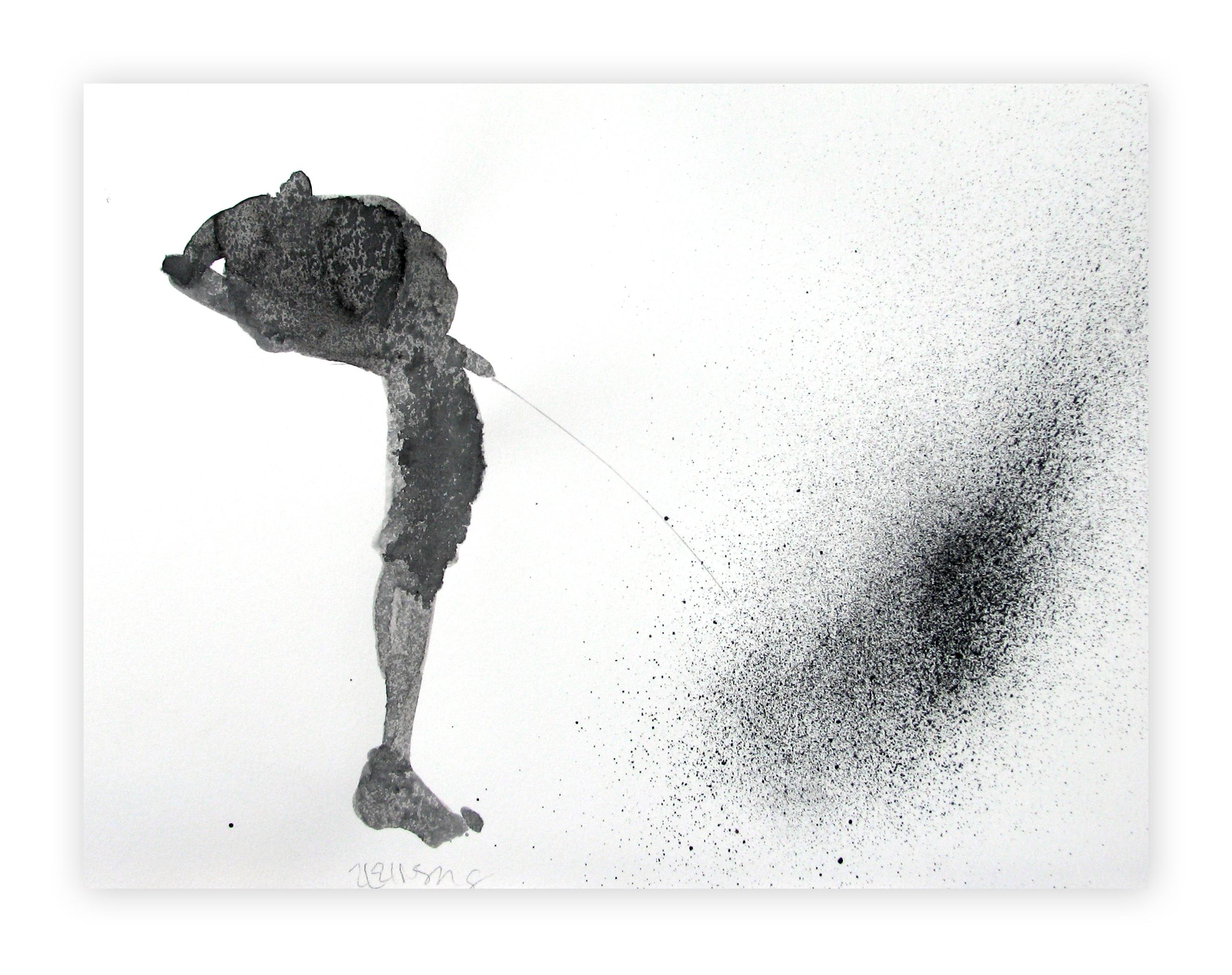 nebulae, Drawing, Pen & Ink on Watercolor Paper