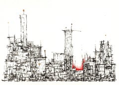 Cities in Dust II, Drawing, Pen & Ink on Other