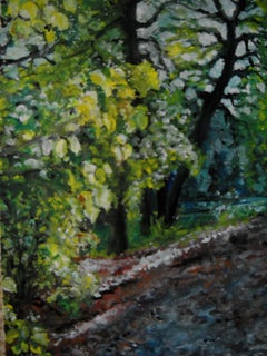 Rock cut state park, Painting, Watercolor on Canvas