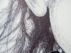 When Will She Learn, Drawing, Pen & Ink on Paper