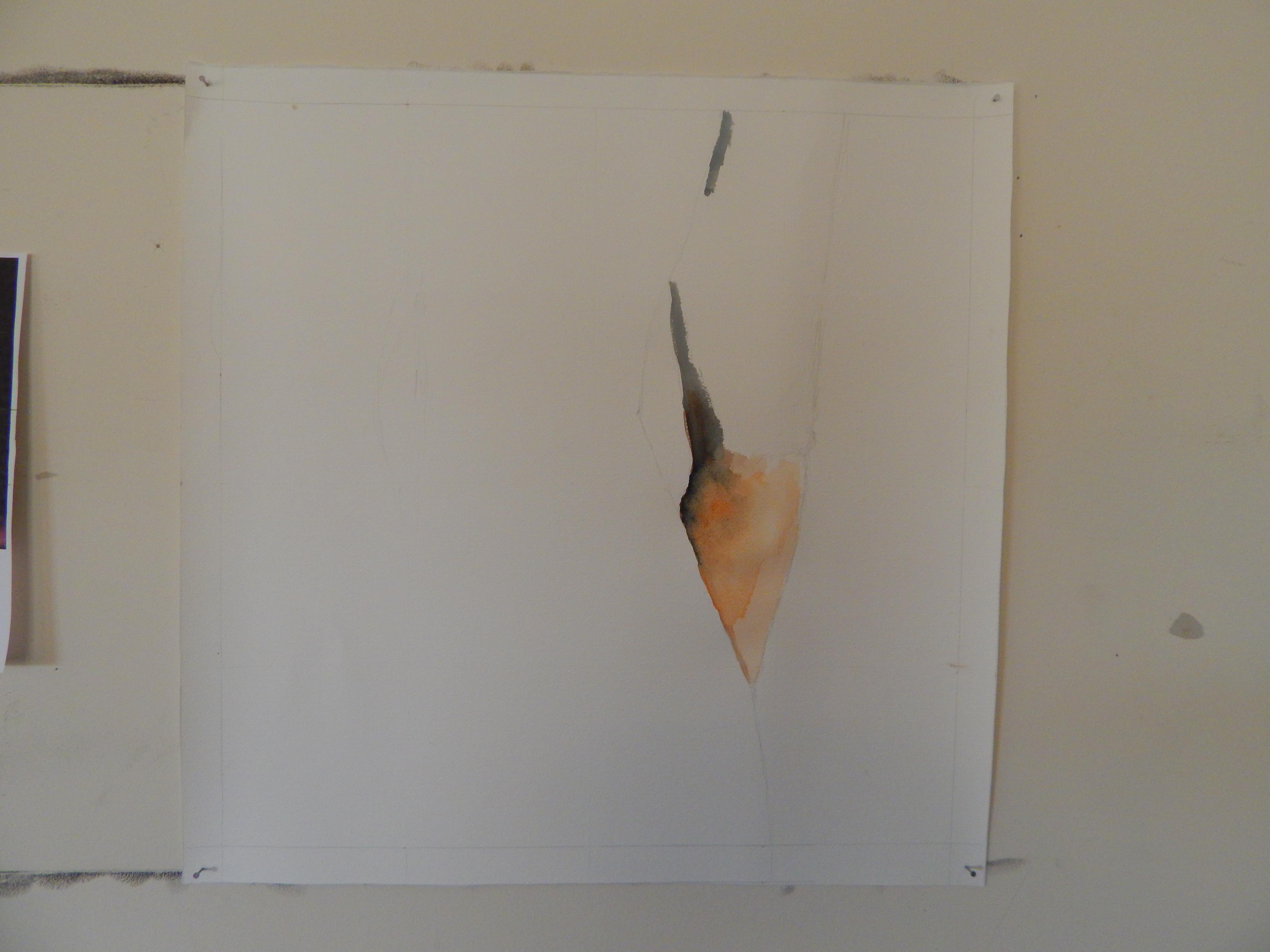 Silenzioso per tutti questi anni, Pittura, Acquerello su carta - Art di Emily Redd