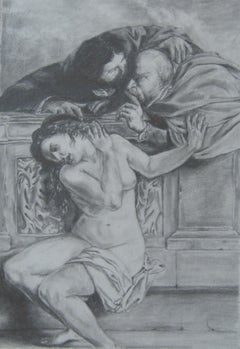 Susanna, Drawing, Pencil/Colored Pencil on Paper