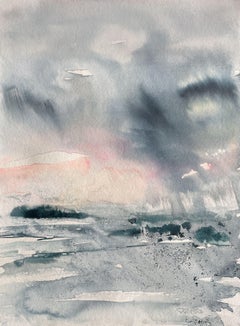 Such A Rainy Day, Painting, Watercolor on Paper