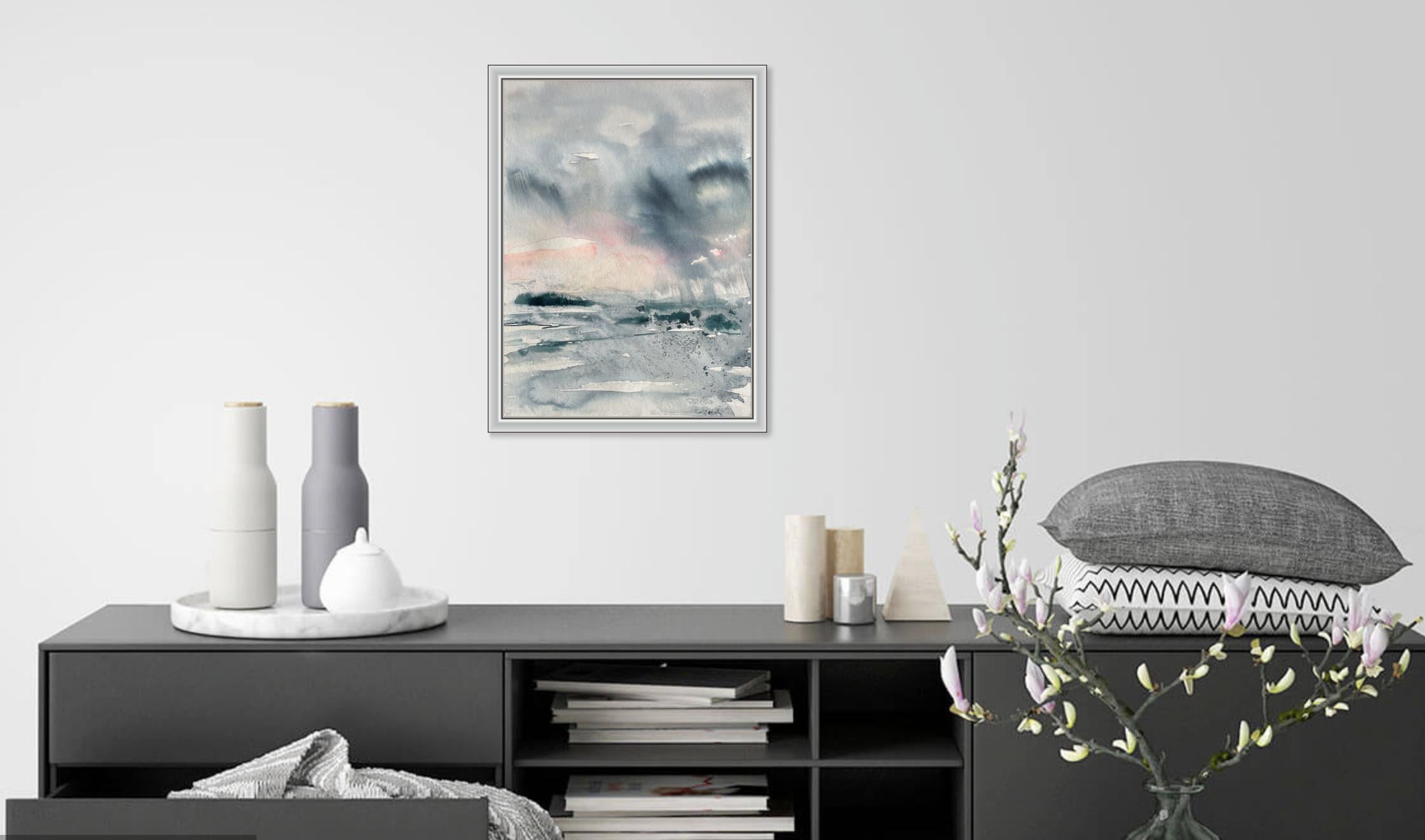 Such A Rainy Day, Pittura, Acquerello su carta in vendita 1