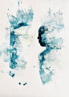 Facing It, Painting, Watercolor on Paper