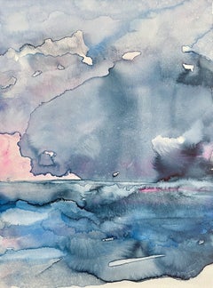 Mehr gibt es, Gemälde, Aquarell auf MDF-Tafel