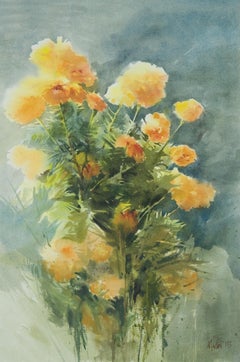 Flower 03, peinture, aquarelle sur papier aquarelle