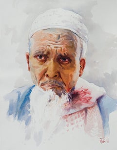 Portrait_01, Gemälde, Aquarell auf Aquarellpapier