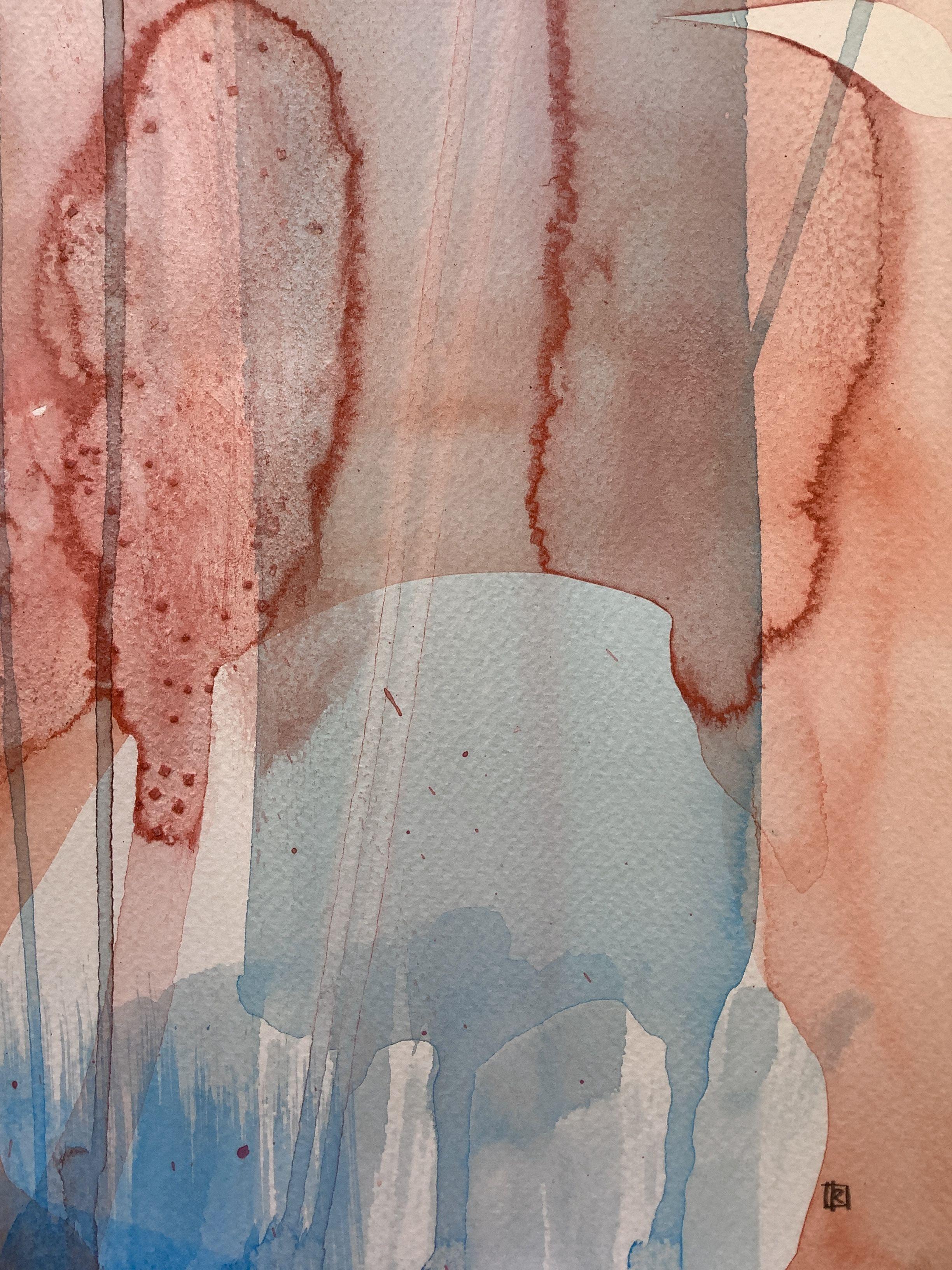 Private jungle, Painting, Watercolor on Paper - Art by Irene Raspollini