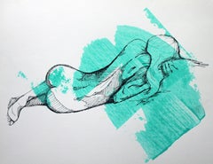 Figure IV, Drawing, Pen & Ink on Paper