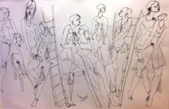 Attitude Matters, Drawing, Pen & Ink on Paper
