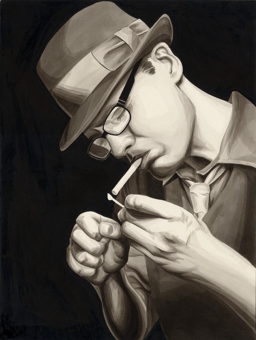 Light it Up, Dibujo, Pluma y tinta sobre papel - Art de James  Taylor