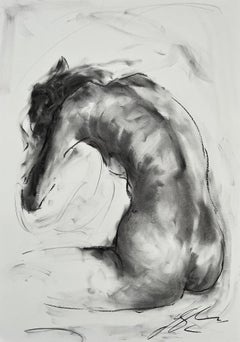 Connection, Drawing, Charcoal on Paper