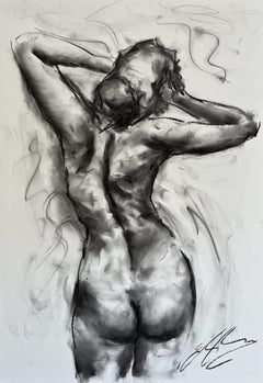 Storylines, Drawing, Charcoal on Paper