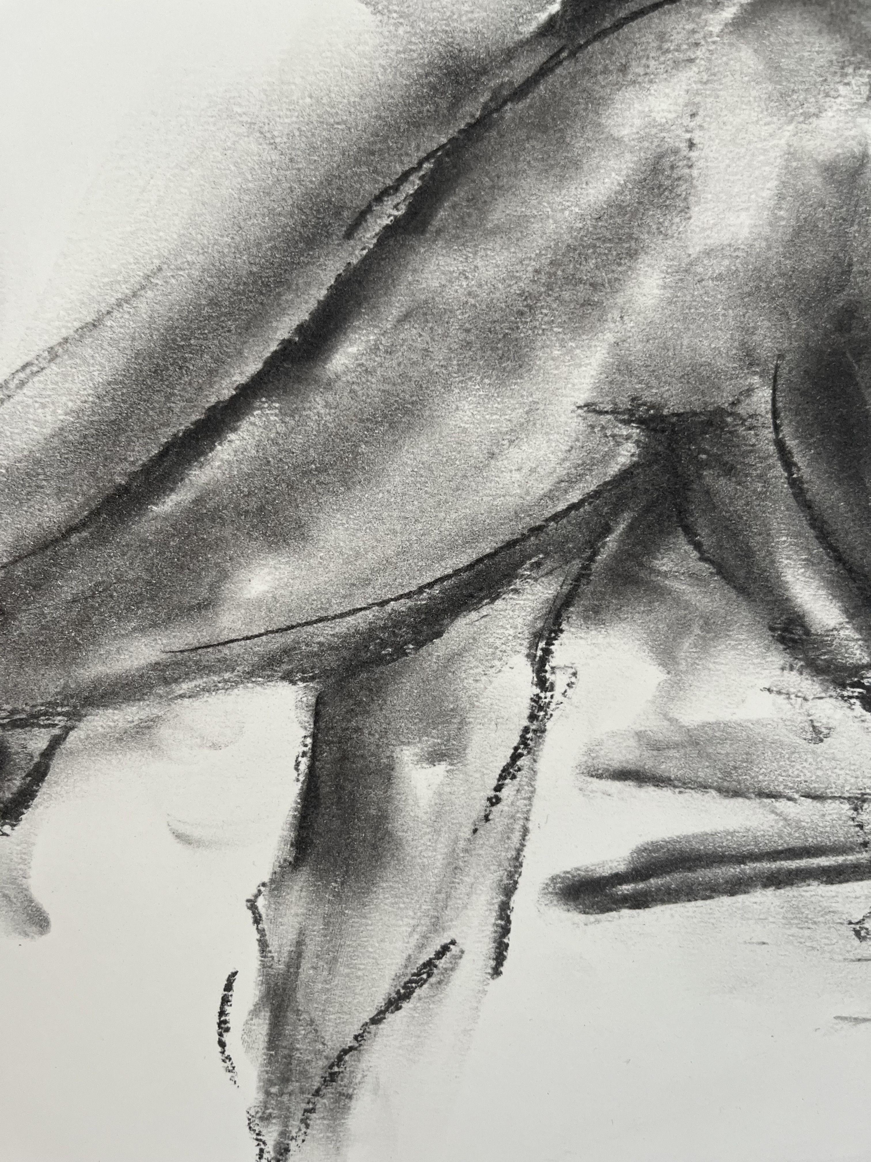 Light, Drawing, Charcoal on Paper For Sale 1