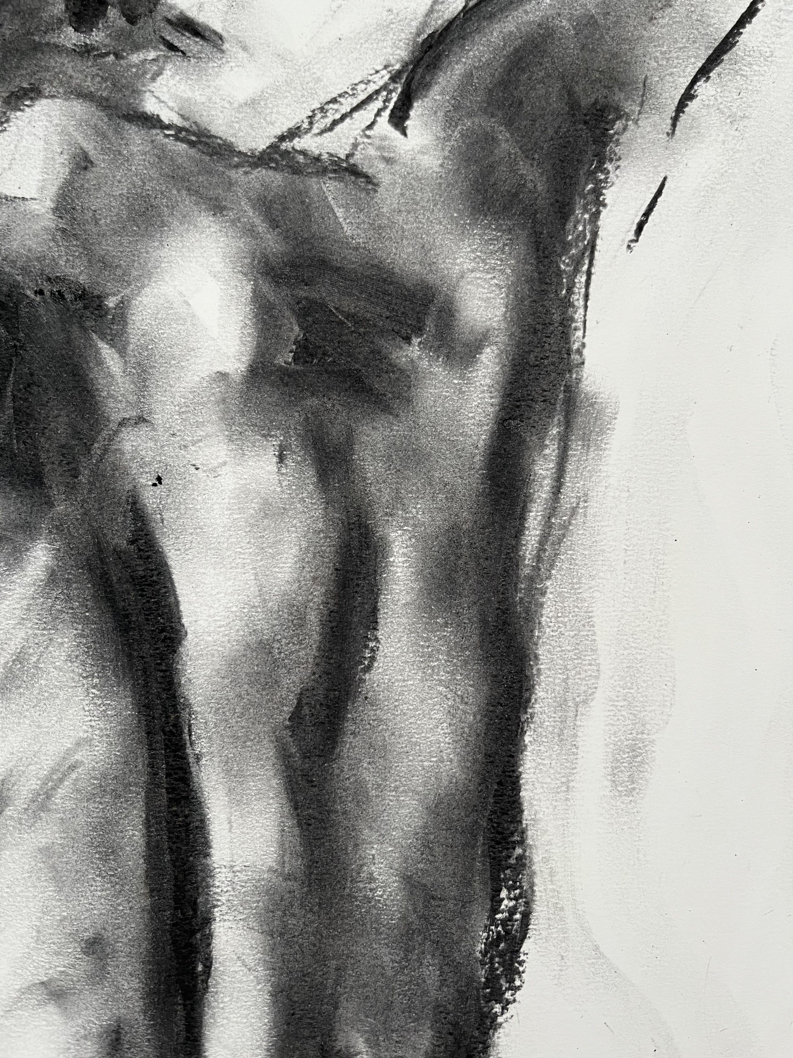 Symbol, Drawing, Charcoal on Paper For Sale 1